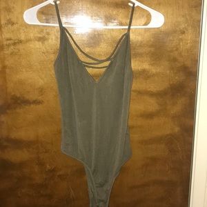 Spaghetti strap body suit